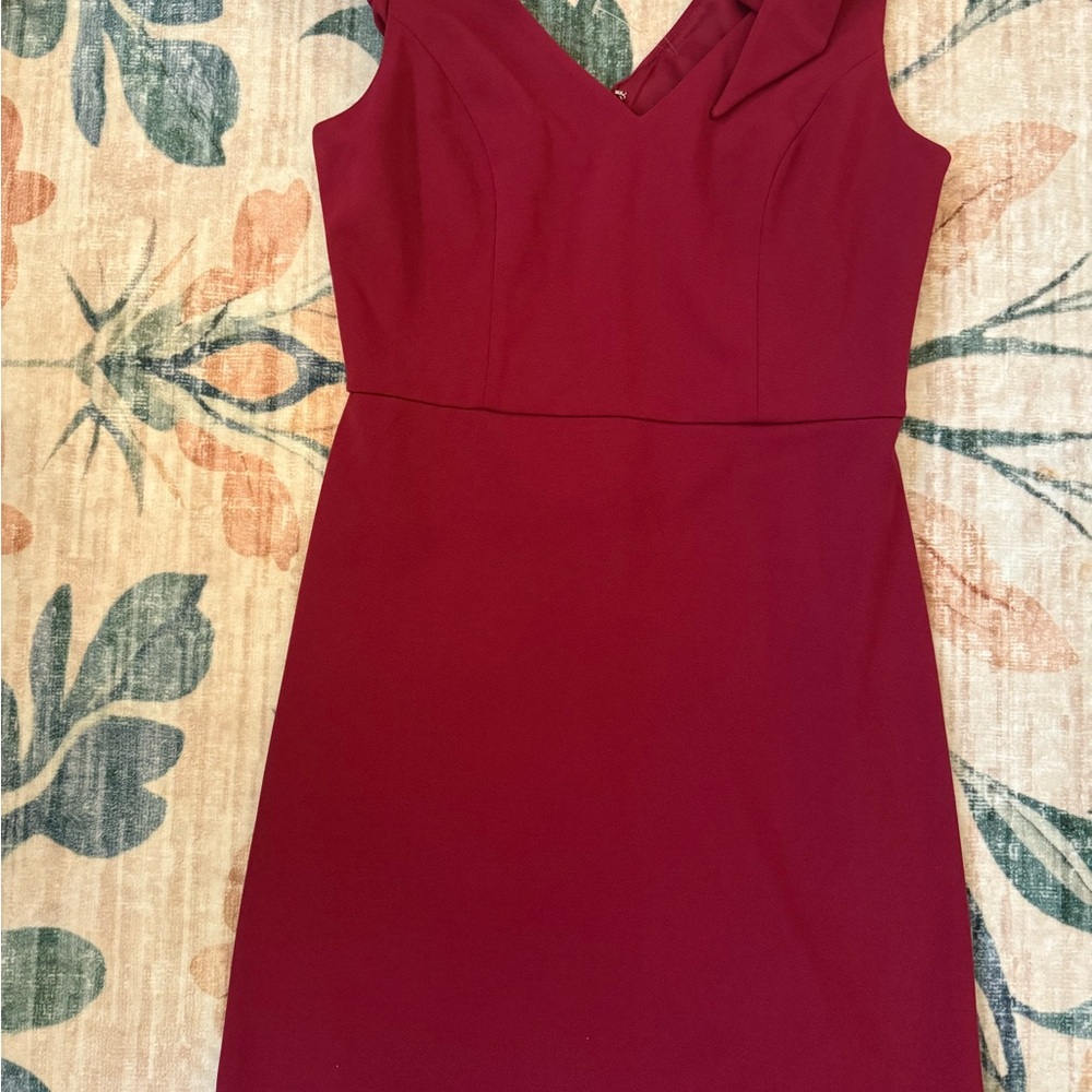 BCBG Deep Red Mini Dress